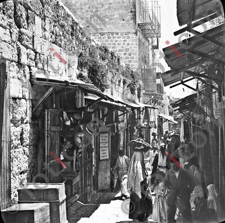 Altstadt von Jerusalem | Old City of Jerusalem  (foticon-simon-heiligesland-54-035-sw.jpg)
